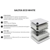 SALTEA ECO WHITE ORTOPEDICA 200x160x20 by 4BrandsDream