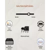 Saltea NATURAL by 4BRANDSDREAM 200x80x20, spuma poliuretanica cu memorie, husa BUMBAC ORGANIC nedetasabila, fermitate ridicata