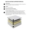 SALTEA VINTAGE 300  Ortopedica Memory 200X90X30 4BrandsDream, spuma poliuretanica cu memorie, husa Vintage detasabila, fermitate medie.
