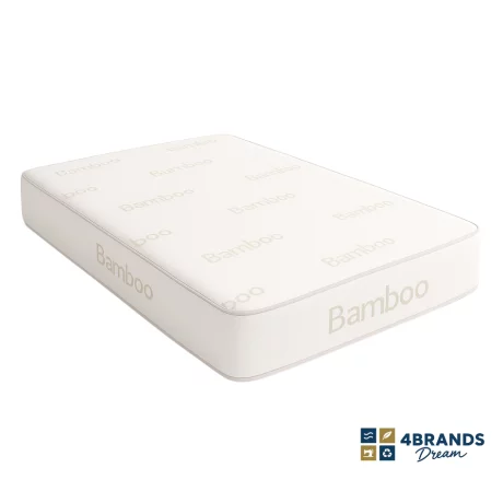 Saltea Ortopedica Bamboo 4BrandsDream, 200X80X20, spuma poliuretanica high resilience, hipoalergenic, husa cu fibre de  Bambus detasabila, fermitate foarte mediu spre ridicata.