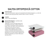 Saltea Ortopedica Cotton 4BrandsDream, 200X200X20, spuma poliuretanica high resilience, hipoalergenic, husa 68%Bumbac si 32 % poliester detasabila, fermitate mediu spre  ridicata.
