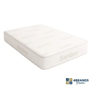 Saltea  SuperOrtopedica Bamboo 4BrandsDream, 200X80X20, spuma poliuretanica high resilience, hipoalergenic, husa cu fibre de  Bambus detasabila, fermitate foarte  ridicata.