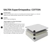 Saltea SuperOrtopedica  Cotton 4BrandsDream, 200X80X20,spuma poliuretanica high resilience, hipoalergenic, husa 68%Bumbac si 32 % poliester detasabila, fermitate foarte ridicata.