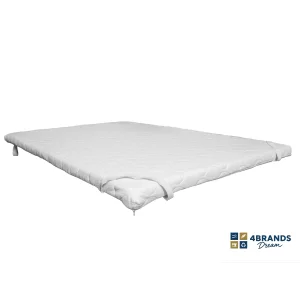 Topper Saltea Cotton Feeling, 4BrandsDream, 200x160x5, spuma memorie, hipoalergenic, husa 68% Bumbac si 32% poliester, fermitate moale.